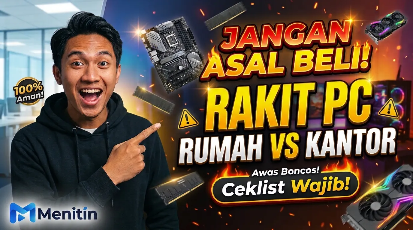 Jangan Asal Beli Part! Ini Ceklist Wajib Rakit PC Rumah vs PC Kantor