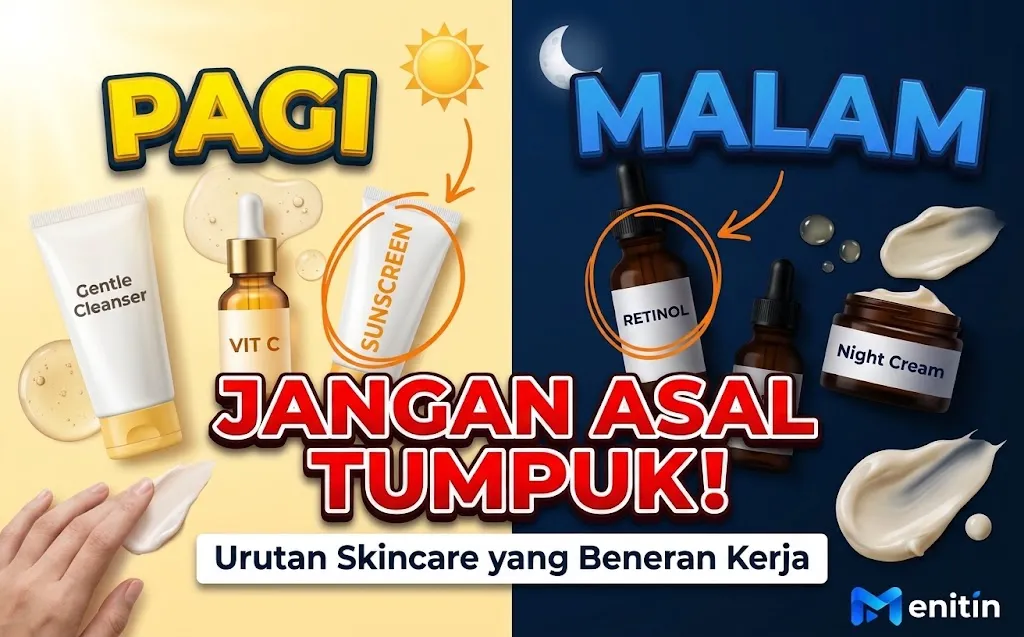 Jangan Asal Tumpuk! Ini Urutan Skincare Pagi dan Malam yang Beneran Kerja